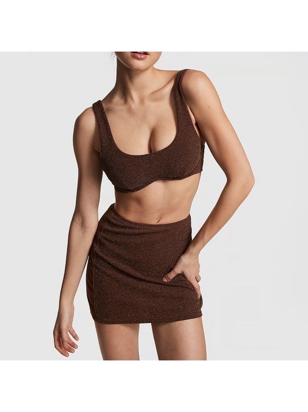 Victoria's Secret PINK Cover Up Mini Skirt in Black